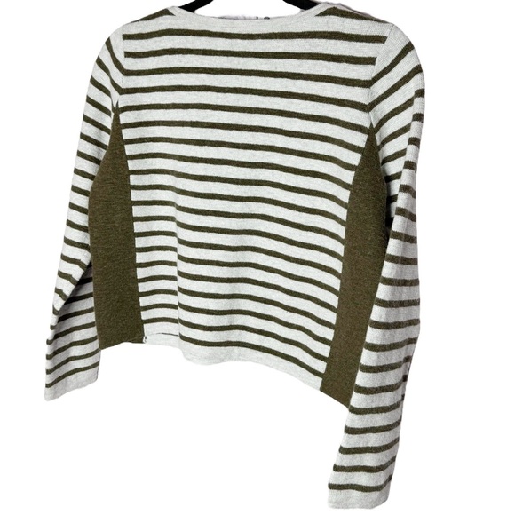 Madewell | Striped Cotton-Wool Blend Pullover Sweater | Size S | EUC - Picture 5 of 8
